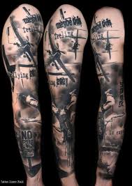 War Tatoo Nice Trash Polka Tattoo Trash Polka Sleeve Tattoos