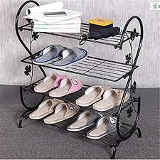 Mobile workbench with solid wood top, black $ 319 99. Small Black Metal Shoe Rack