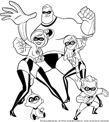 Los Increibles Para Colorear