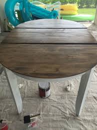 Transforming An Old Dark Brown Table I Would Do Finish On Legs Different By Using Something T Brown Wood Dining Table Dark Brown Dining Table Dark Brown Table