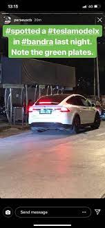 The suv was imported to india by an anonymous buyer. Tesla Model X Suv Spotted In India With Green Number Plate