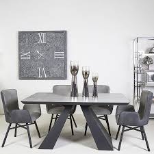 Sears has a wide range of sizes and styles that will fit your space perfectly. Axel Black And Grey Wooden Dining Table And 4 Grey Dining Chairs Set Picture Perfect Home