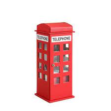 The phone booth on parkway avenue has been around town since the 1950s but a few years ago it was forced into retirement and moved next door to the museum. Ore International 11 5 In British Telephone Booth Red Leather Jewelry Box Hbb1817 The Home Depot