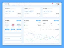 Banking Dashboard Concept Banking Dashboard User Interface