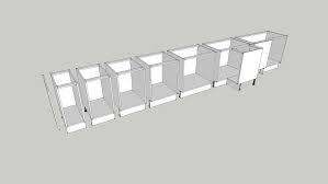 This complete ikea kitchen installation guide will run you step by step from using the ikea measurement guide, to translating that on the wall to installing the actual cabinets. Ikea Faktum Base Kitchen Cabinets Precise Measurements 3d Warehouse