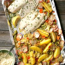 Sheet Pan Tilapia And Vegetable Medley Recipe Recipes Sheet Pan Dinners Food