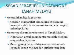 Hal ini disebabkan oleh beberapa faktor, seperti keracunan unsur tertentu dan tidak tersedianya beberapa unsur hara. Bab 2 Zaman Penjajahan Jepun