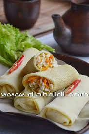 Lumpia Basah Jagung Isi Tahu Sayuran Lumpia Semarang Resep Masakan Makanan Dan Minuman