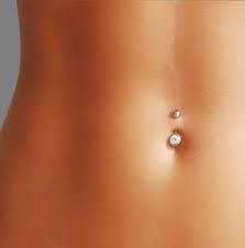 Belly Button Pierced Piercings En El Ombligo Piercing En El Ombligo Piercings Femeninos