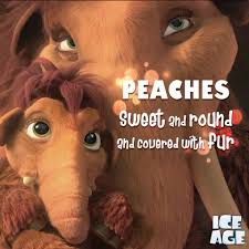 Baby Peaches Is Just Like The Fruit She Was Named After Ice Age Ice Age Movies Animated Movies