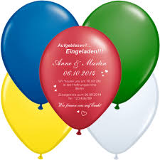 Luftballons Bedrucken Aufgeblasen Eingeladen O 30 Cm Ballondruck Luftballons Bedrucken Luftballons Themen Partys