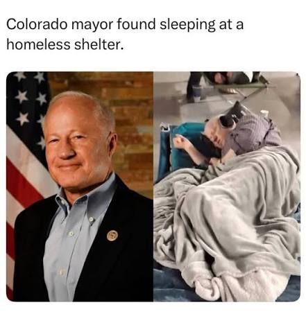Mayor Mike Coffman of Aurora, Colorado, went viral after revealing that he  spends every Friday night sleeping on a basic cot at a local homeless  shelter. Since February 2024, the 71-year-old official