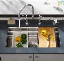 Designer kitchen sinks by kohler ph are your home's perfect accessories. Kohler Prolific 29 In X 17 3 4 In X 10 In Under Mount Single Bowl Kitchen Sink With Accessories Reviews Wayfair