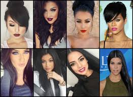 Nude shine looks elegant and natural. Lookbook Black Hair Makeup And Hairstyles