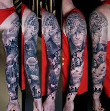 Black And Grey Tattoos In London Full Sleeves Portraits Realism And Surrealism By Alo Loco Uk Full Sleeve Tattoos Military Sleeve Tattoo Tattoo Sleeve Men