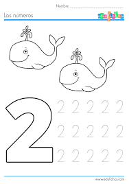 Numero 2 Para Colorear