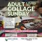 Adult Collage Sunday event in Ventura, CA