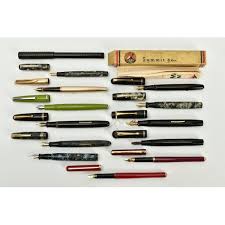 Vintage pelikan 140 piston fountain pen review. Lot Art A Collection Of Vintage Fountain Pens Including A Mabie Tod