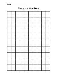 A sheet an and a sheet b. Trace Numbers 1 To 1000 Number Chart By Msz Teach Tpt