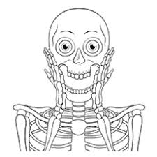 These coloring pages feature funny skeleton pictures such as a skeleton cut out to make decorations from, skeleton pirate, dancing skeleton and skeletons for halloween. 15 Best Skeleton Coloring Pages For Your Toddler