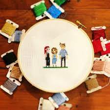 In fact, so many websites have come up where you can find different cross stitch. Cross Stitch People Book Digital Download Fully Customizable People Embroidery People Cross Stitch Maker Geeky Cross Stitch Modern Cross Stitch Patterns