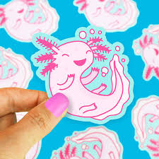See more ideas about axolotl, axolotl cute, cute art. Amazon Com Cute Axolotl Salamander Animal Vinyl Sticker Handmade