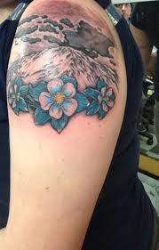 Often contemporary and elegant in style, they have a range of meanings and leave plenty of scope for creativity and expression. Tattoos Org Pikes Peak Mountains With Columbine Flowers Bc I