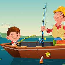 Download the perfect fishing pictures. Father Son Fishing By Artisticco Graphicriver