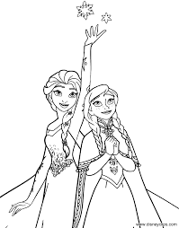 Darmowe kolorowanki do wydruku o różnorodnej tematyce, które możesz wydrukować i pokolorować. Coloring Pictures Elsa And Anna Novocom Top