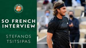 So French Interview With Stefanos Tsitsipas Youtube