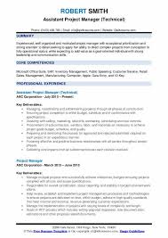 Write your project management resume fast, with expert tips and good + bad examples. Assistant Project Manager Resume Samples Qwikresume