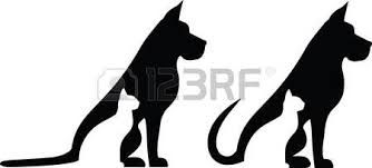 Significato e 150 foto a cui ispirarsi. Gatti Stilizzati Cane E Gatto Sagome Composizioni Vettoriali Animali Gatti Disegnare Animali