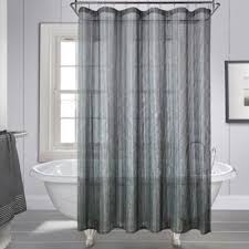 With A Pewter And Charcoal Touch The Royce Shower Curtain Is A Semi Sheer Addition To Your Bathroom That Is Hi Striped Shower Curtains Curtains Shower Curtain