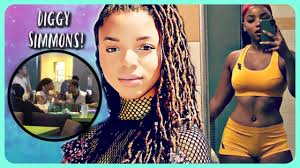 The perfect chloebailey diggysimmons grownish animated gif for your conversation. Chloe Bailey Chloe X Halle Is Dating Diggy Simmons Posts Revealing Photo Youtube
