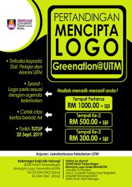 Pertandingan ini terbuka kepada semua rakyat. Uitm Official On Twitter Pertandingan Mencipta Logo Greenation Uitm Terbuka Kepada Staf Pelajar Dan Alumni Uitm Syarat Logo Perlu Sesuai Dengan Agenda Kelestarian Cetak Atas Kertas