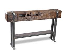 This reclaimed elm wood console table is hand built and made entirely of reclaimed antique elm wood doors. Coffee Table Weathered Wood Console Table Round Reclaimed Coffee Sofa West Elm Emmerson Furniture Reclaimed Wood Console Table Wood Console Table Wood Console