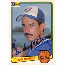 Pat Borders autographed Baseball Card (Toronto Blue Jays) 1994 Donruss #54