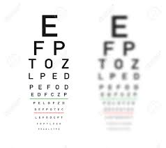 Eye Test Chart Focus And Defocus Variants