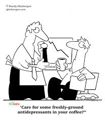 Antidepressants Sleeping Pills Most Medications Have Negative Side Effects And Long Term Use May Lead To Dependency Read T Cartoon Funny Cartoons Health