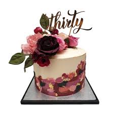 From simple & sophisticated to a unique design we can create your perfect cake in tamworth, west midlands. 30th Birthday Cake
