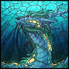 Saina Tsukino S Glass Art Techniques Stained Glass Art Dragon Art