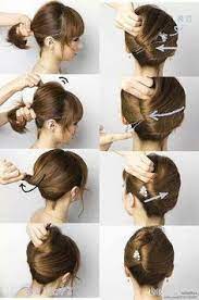 7 Updo Hairstyles For Medium Hair Glam Radar Short Hair Updo Thick Hair Styles Hair Lengths