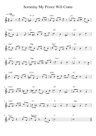 Someday My Prince Will Come Trumpet Etude Sheet Music For