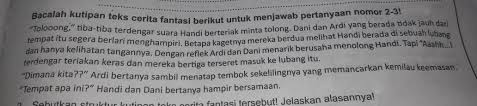 Mar 19, 2021 · tiga rumah bergaya kerucut menyambut mataku. Jawabannya Apa Yh Ini Soal Noner 3 Ringkaslah Kutipan Teks Cerita Fantasi Tersebutdangen Bahasa Brainly Co Id