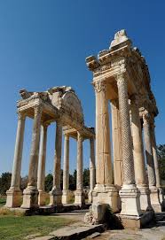 A Hermit Praying In The Ruins Of A Roman Temple Aphrodisias Tetrapylon Ancient Greek City Ancient Greek Architecture Ancient Architecture