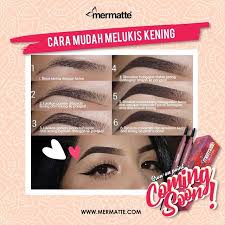 Cara lukis kening paling simple. Cara Melukis Kening Simple Macam Senang Je Dia Buat