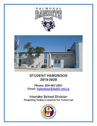 STUDENT HANDBOOK 2019-2020