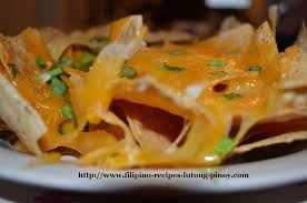 Nachos With Cheese Visit Our Website For Many Free Filipino Recipes Http Www Filipino Recipes Lutong Filipino Recipes Recipes Spaghetti Casserole Recipe