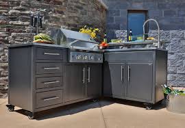 Outdoor Kitchen Cabinets What Your Options Are For Beauty And Functionality Prefab Outdoor Kitchen Outdoor Kitchen Cabinets Modular Outdoor Kitchens