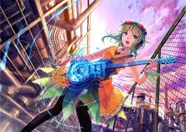 Girl With Guitar Anime Songs Anime Music Vocaloid